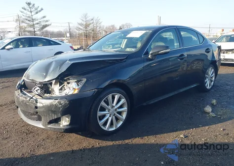 2009 Lexus Is 250 from USA, damaged, VIN JTHCK262095031677